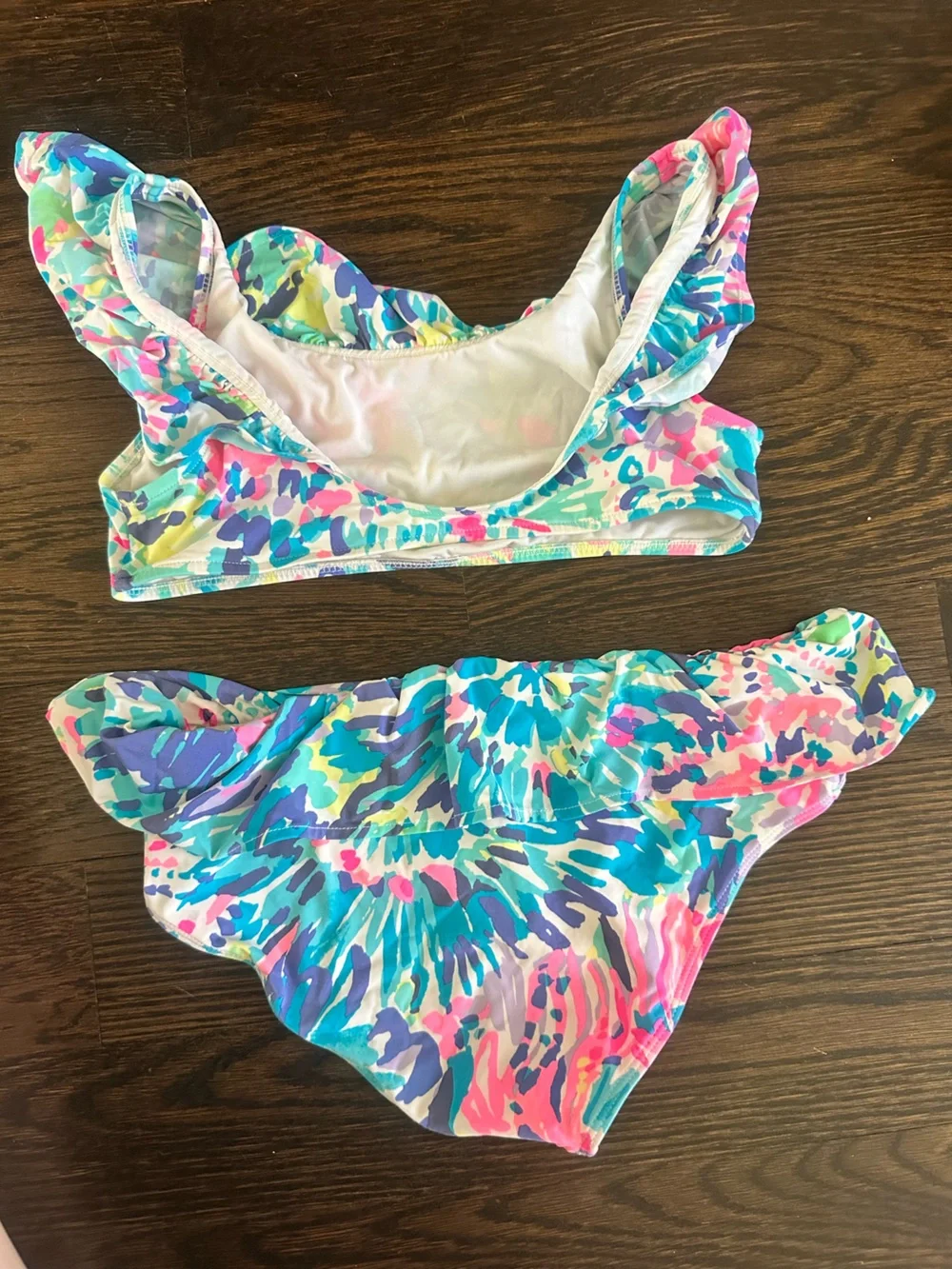 Lilly Pulitzer Kids Girl's Two Piece Swimsuit Size 12
